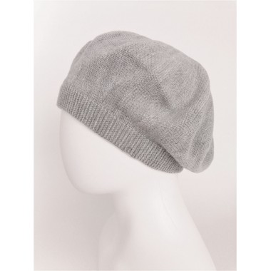 Берет женский 5501/386 светло серый цвет серый меланж Берет женский 5501/386 светло серый цвет серый меланж