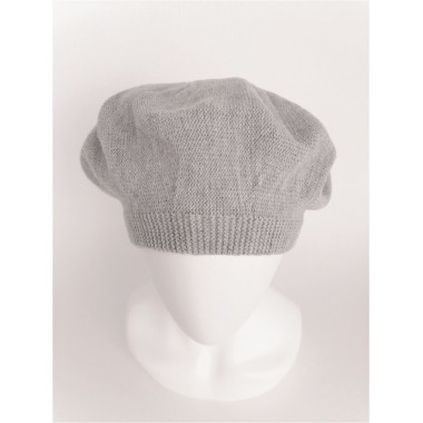 Берет женский 5501/386 светло серый цвет серый меланж Берет женский 5501/386 светло серый цвет серый меланж