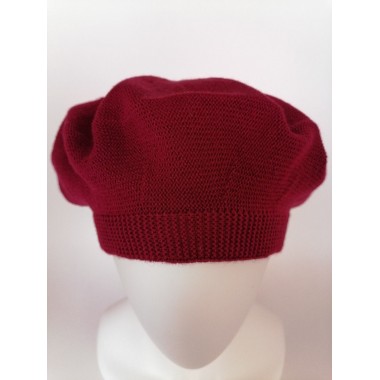 Берет женский 5501/432 георгин цвет бордовый Берет женский 5501/432 георгин цвет бордовый