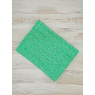 Плед детский вязаный 6301/13, цвет мятный. Плед детский вязаный 6301/13, цвет мятный.