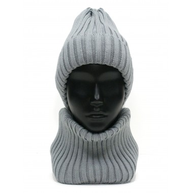 Снуд вязаный, светло-серый Снуд вязаный, светло-серый