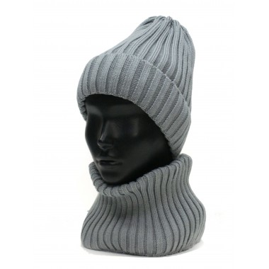 Снуд вязаный, светло-серый Снуд вязаный, светло-серый