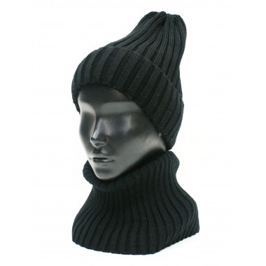 Снуд вязаный, черный Снуд вязаный, черный