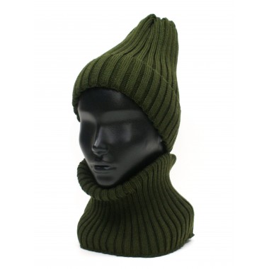 Снуд вязаный, оливковый Снуд вязаный, оливковый