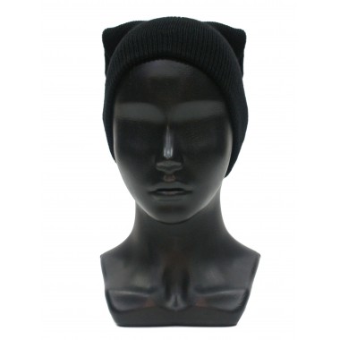 Шапка вязаная двойная, унисекс, размер 55-58, черный Шапка вязаная двойная, унисекс, размер 55-58, черный