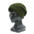 Шапка связанная фактурной вязкой, оливковый Шапка связанная фактурной вязкой, оливковый