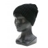 Шапка связанная фактурной вязкой, черный Шапка связанная фактурной вязкой, черный