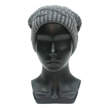 Шапка связанная фактурной вязкой, маренго Шапка связанная фактурной вязкой, маренго