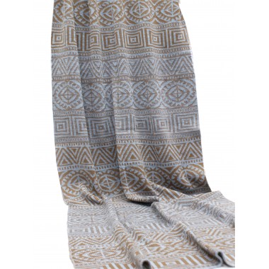 Палантин вязанный, светло-серый, св.кофе, темно-бежевый Палантин вязанный, светло-серый, св.кофе, темно-бежевый