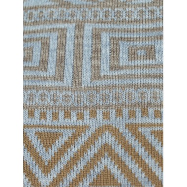 Палантин вязанный, светло-серый, св.кофе, темно-бежевый Палантин вязанный, светло-серый, св.кофе, темно-бежевый