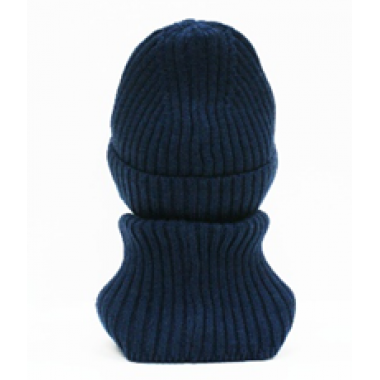 Шапка вязаная унисекс, с подкладом, размер 56-58, новый синий Шапка вязаная унисекс, с подкладом, размер 56-58, новый синий