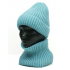 Шапка вязаная унисекс, размер 56-58, дымчатая бирюза Шапка вязаная унисекс, размер 56-58, дымчатая бирюза