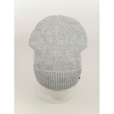Шапка женская 1205/386 светло-серый цвет серый меланж Шапка женская 1205/386 светло-серый цвет серый меланж