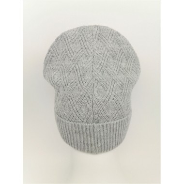 Шапка женская 1205/386 светло-серый цвет серый меланж Шапка женская 1205/386 светло-серый цвет серый меланж
